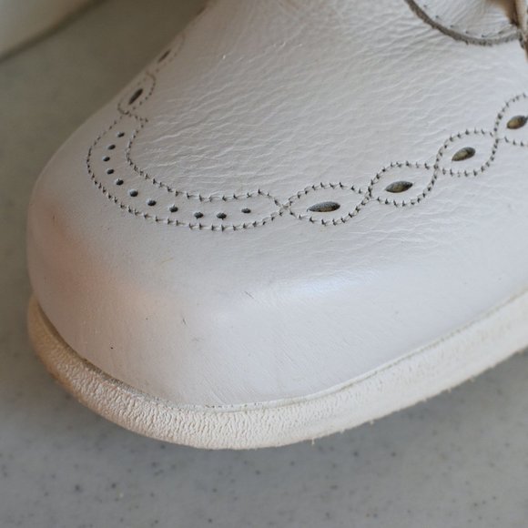 PW Minor Extra Depth Womens White Walking Shoes Size 7 3A/6A Orthopedic Diabetic - Picture 6 of 12